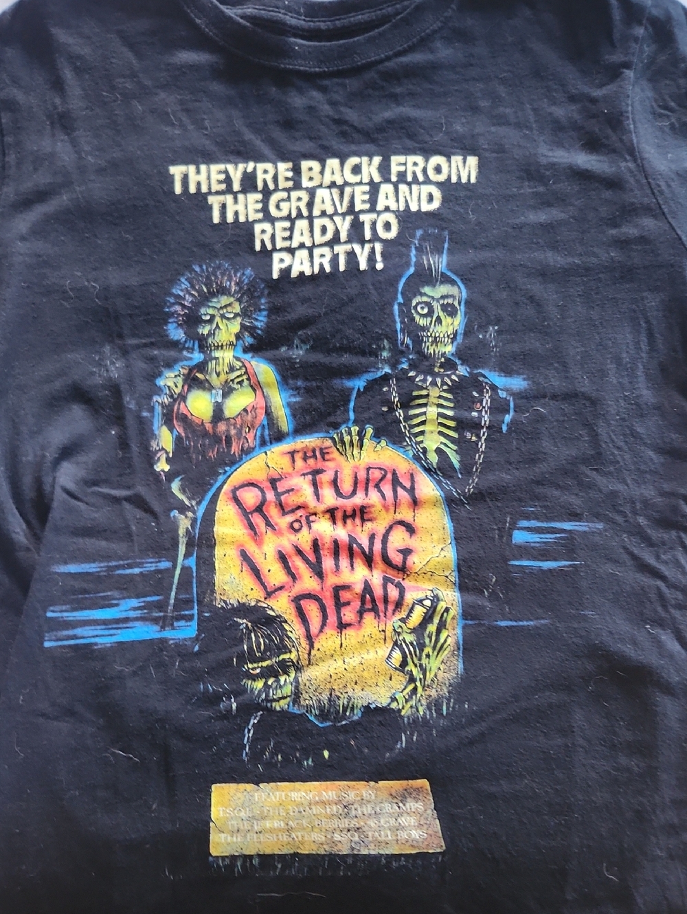 Return of the Living Dead Graphic Tee - Black Size M